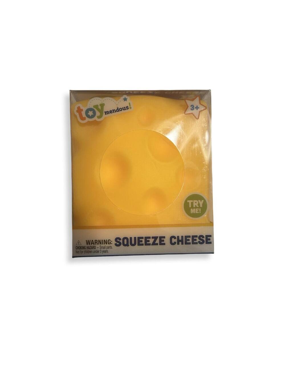 Squishy Squeeze Cheese Sensory Toy‎ - Yellow